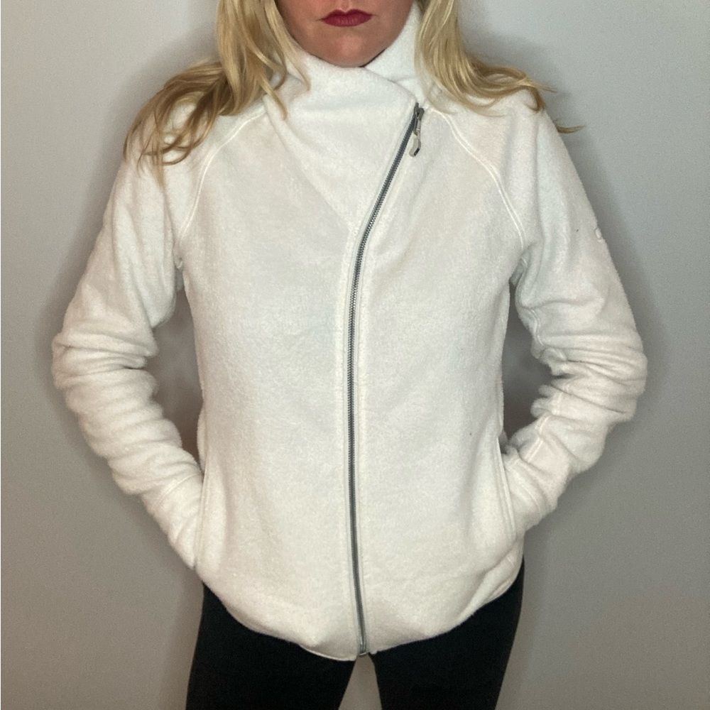 Cutter & Buck Cozy fleece jacket in white size S